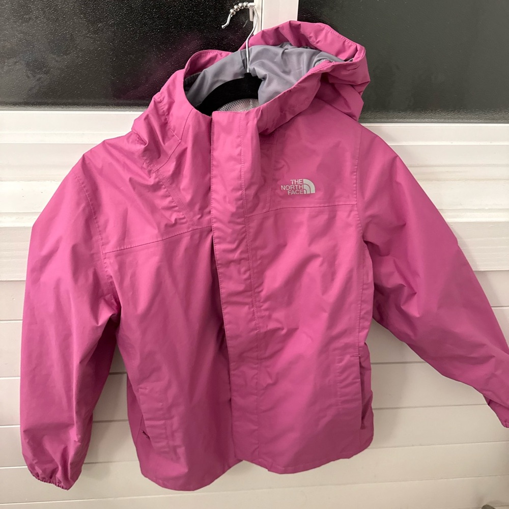 The North Face Kids Fuchsia Raincoat